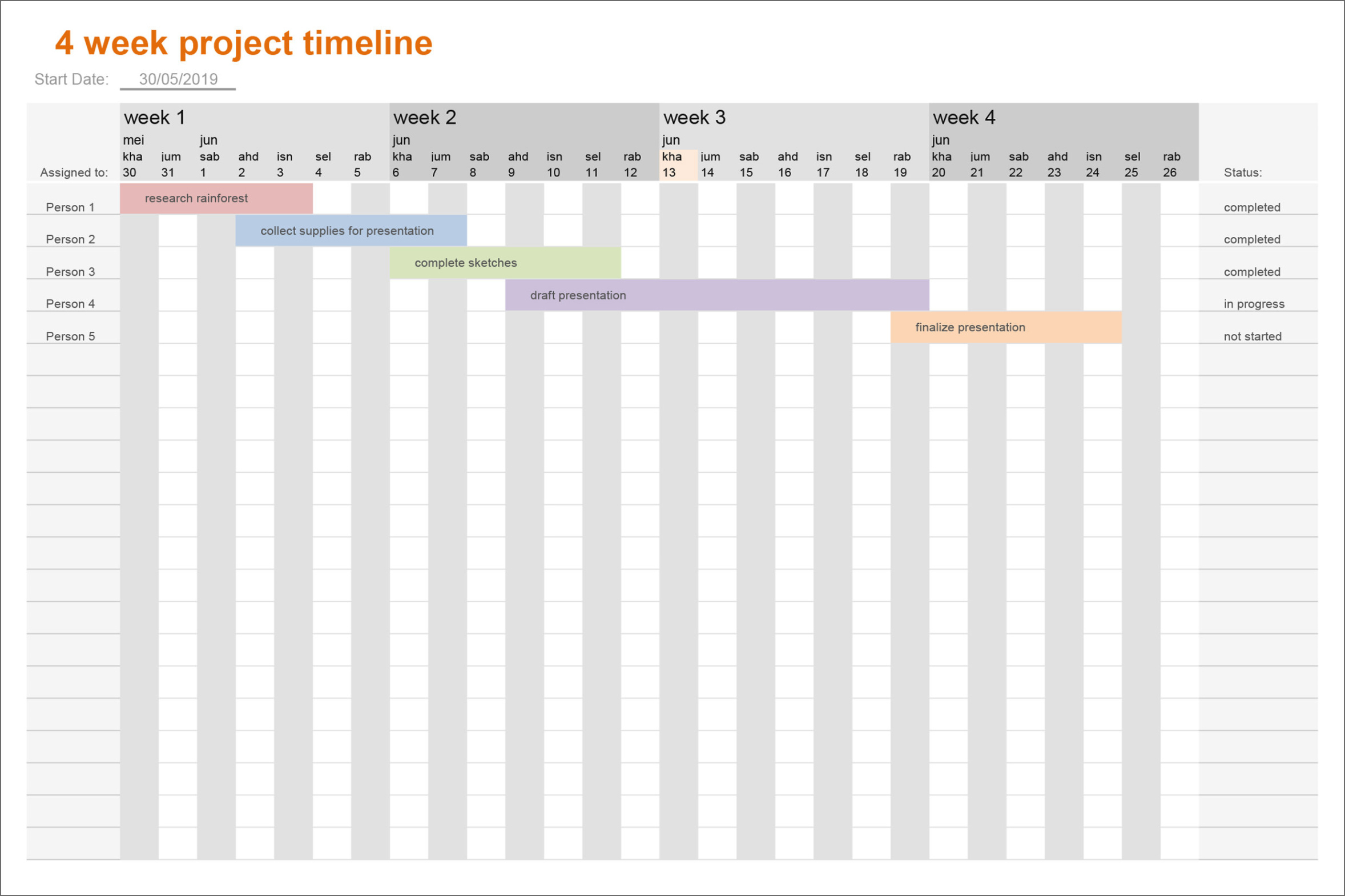 23 Free Gantt Chart And Project Timeline Templates In Powerpoints Excel  Sheets Ppt