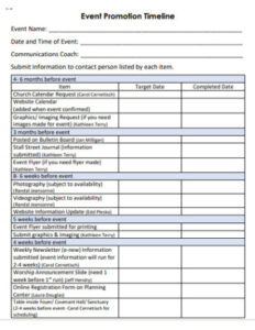 Event Timeline  15 Examples Format Pdf  Examples Excel Example