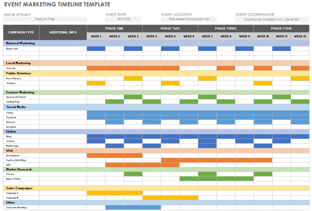 Free Printable Free Google Sheets Project Management Templates Smartsheet Sample