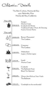 Free Printable Indian Wedding Itinerary Mockup Only Hindu Wedding Invitations Pdf Sample