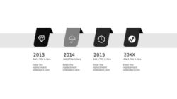 Printable Minimalist Black And White Timeline Chart Google Slide Theme And Excel