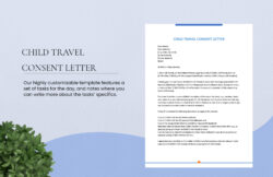 Free Editable Parent Consent Letter For Travel Template Pdf