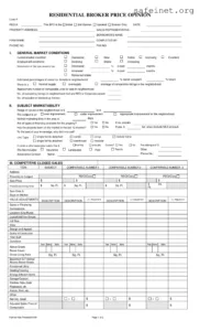 Editable Broker Price Opinion Letter Template Word