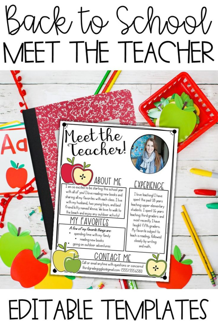 Editable Meet The Teacher Letter Template Doc