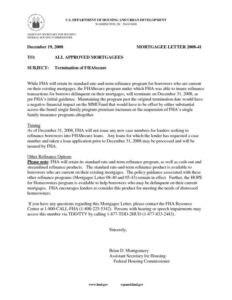 Free Blank Business Cash Out Refinance Letter Template Excel