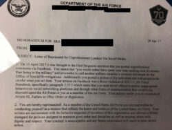 Free Editable Air Force Letter Of Counseling Template Pdf