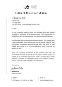 Free Printable Ask For Letter Of Recommendation Template Excel