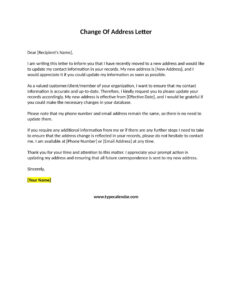 Free Printable Business Change Of Ownership Letter Template Pdf