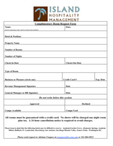 Free Sample Complimentary Hotel Stay Letter Template Sample