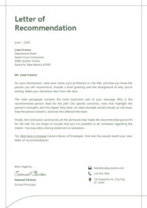 Printable Ask For Letter Of Recommendation Template