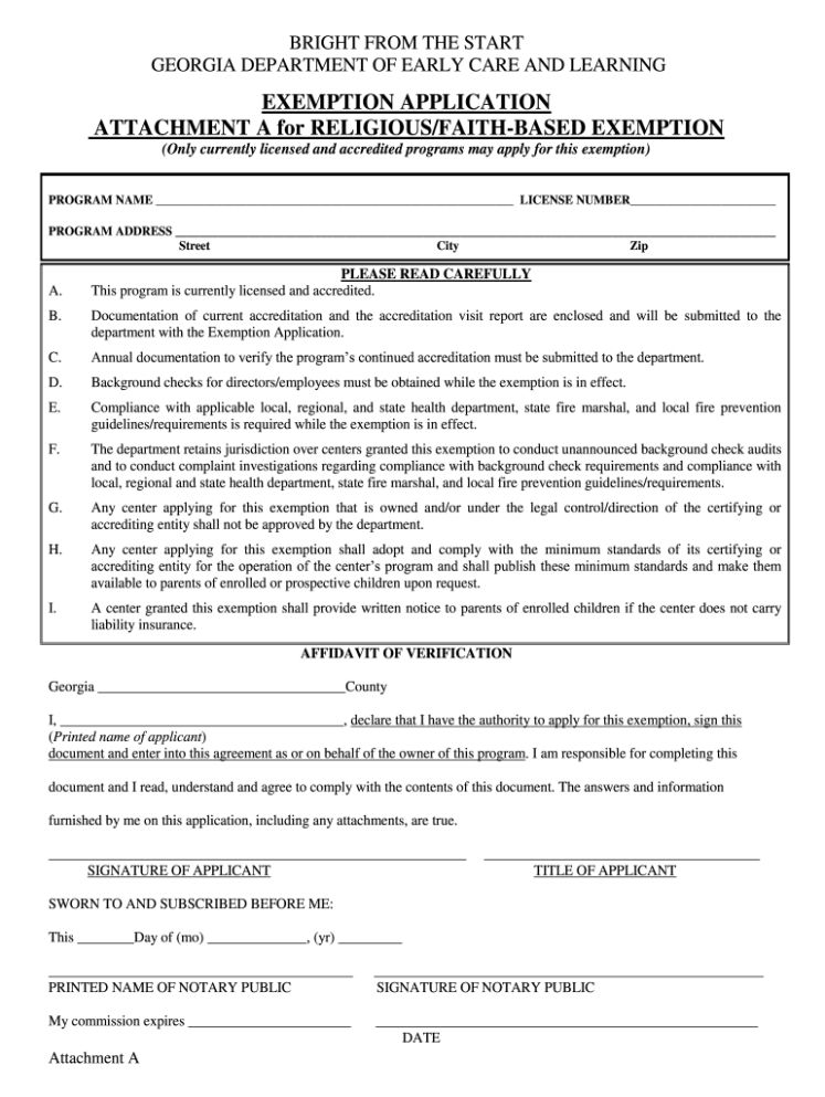 Sample Religious Exemption Homeschool Letter Template Example