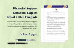 Editable Financial Aid Request Letter Template Excel