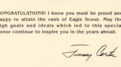 Free Blank Eagle Scout Congratulatory Letter Request Template Word