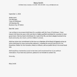 Free Editable Citizenship Letter Of Recommendation Template Word