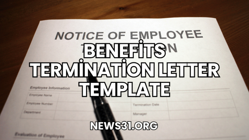 Free Editable Termination Of Benefits Letter Template Doc