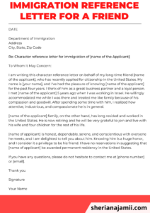 Free Sample Citizenship Letter Of Recommendation Template Excel