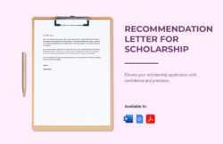 Printable Nursing School Letter Of Recommendation Template