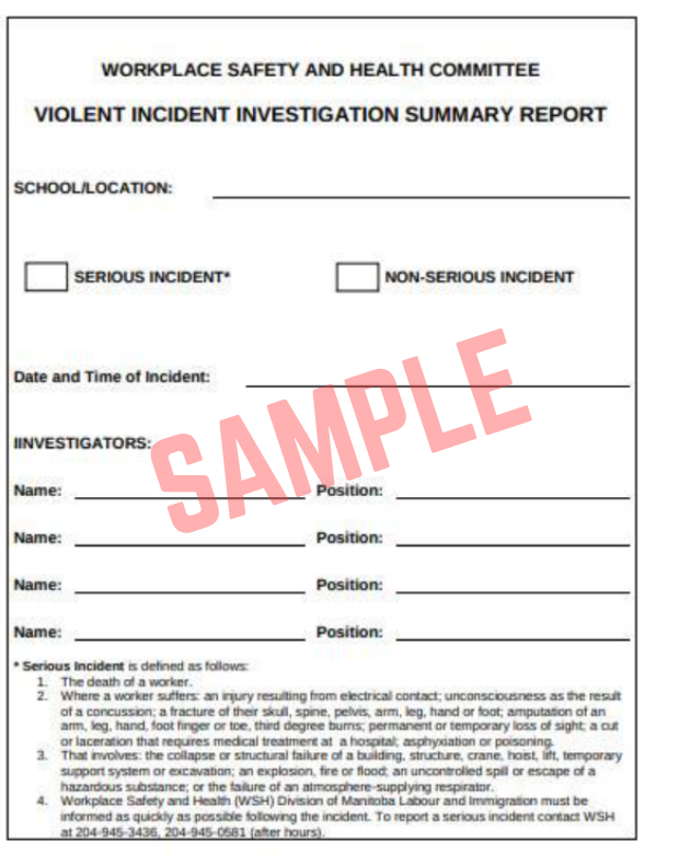 Workplace Bullying Investigation Report Template