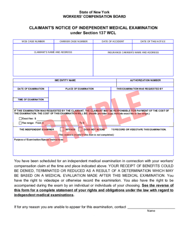 Independent Medical Examination Report Template